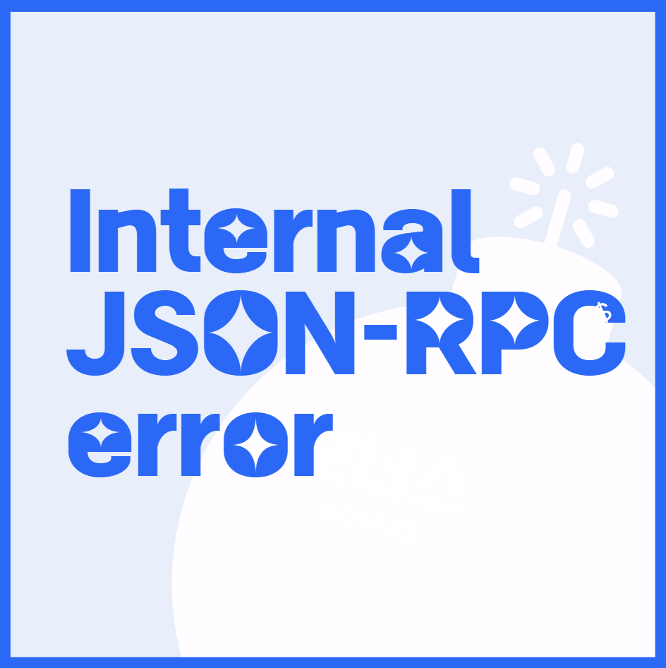 Internal JSON-RPC error